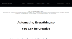 Desktop Screenshot of popcultivator.com